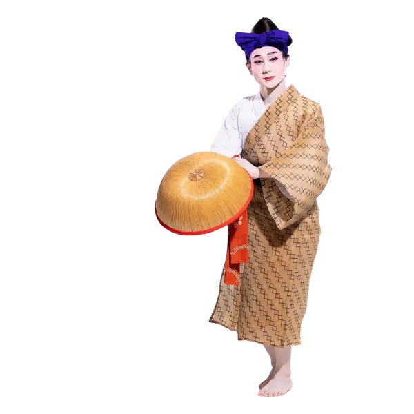 古典舞踊・女踊り 傘を使った演目の舞台写真